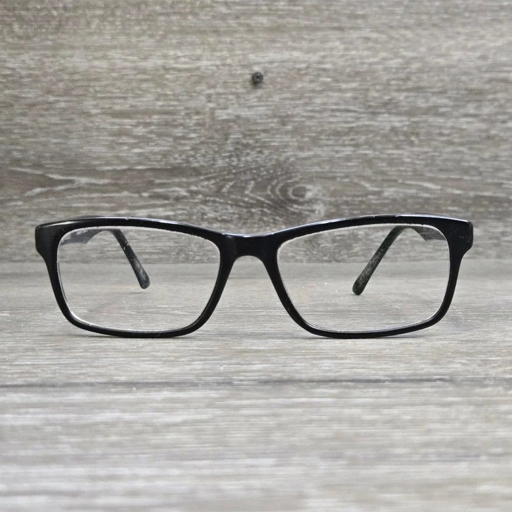 Enhance 3945 Eyeglass Frame Only Matte Black Rectangular Men's Large  55-16-140